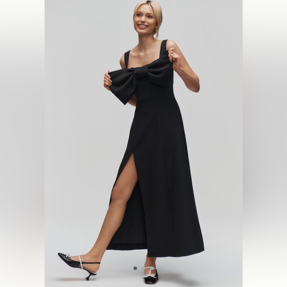 The Wolf Gang Cinta Bow Midi Dress. NWT. size M